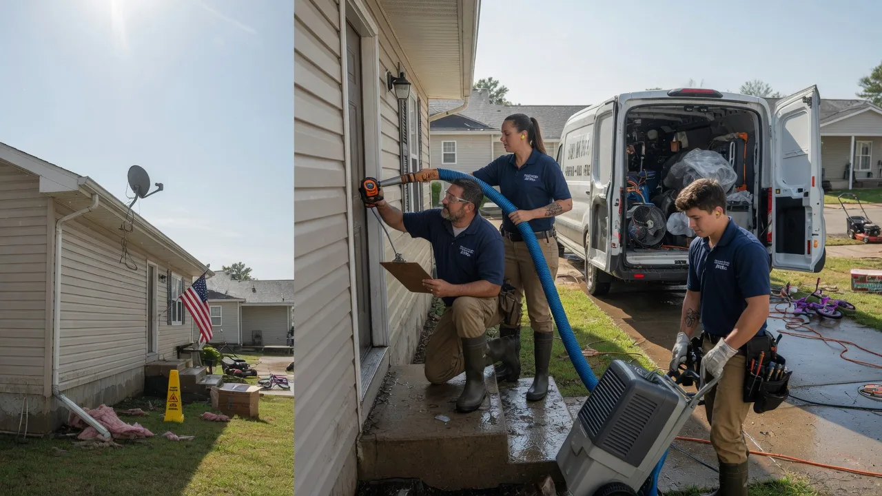 Ceiling Water Damage Restoration in Lostant, IL near me
